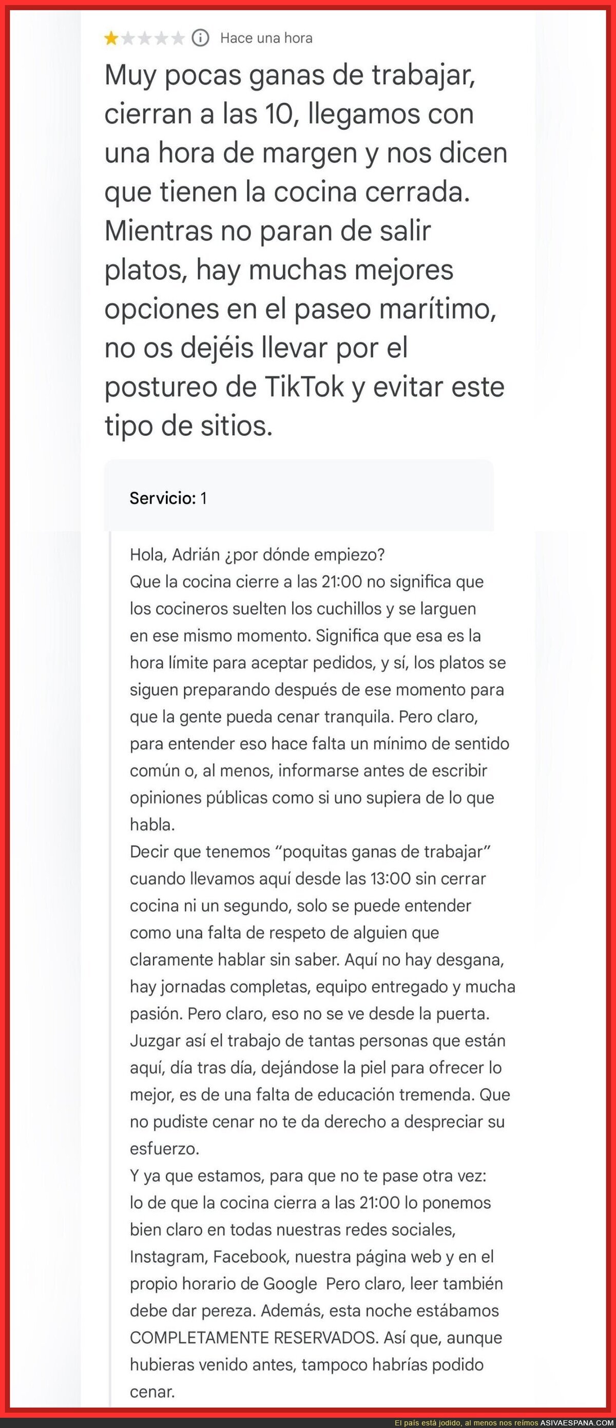 Hay que tener más empatía por los trabajadores de la hostelería