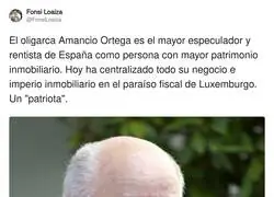 El gran patriota de Amancio Ortega