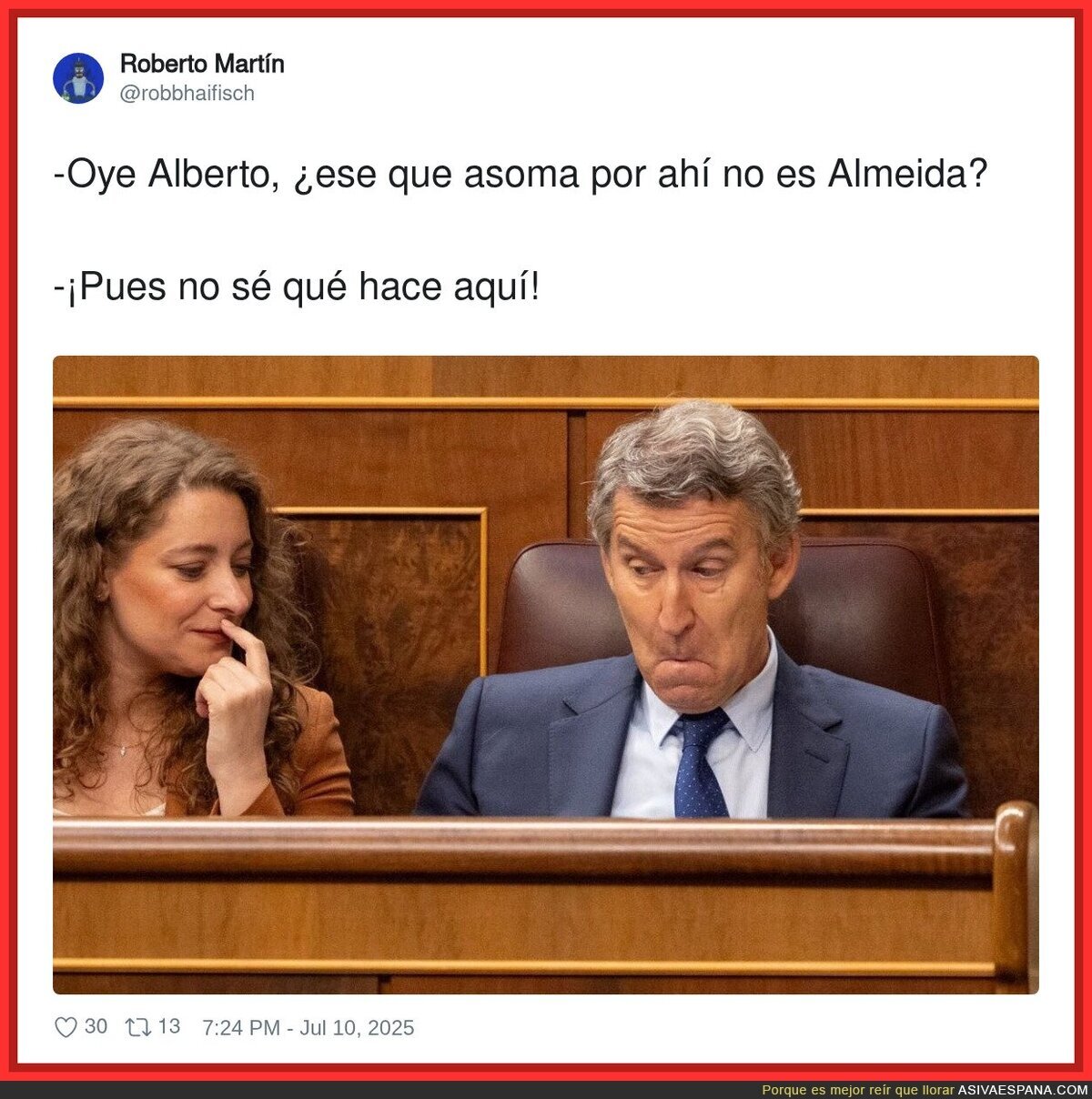 Almeida y su aparición