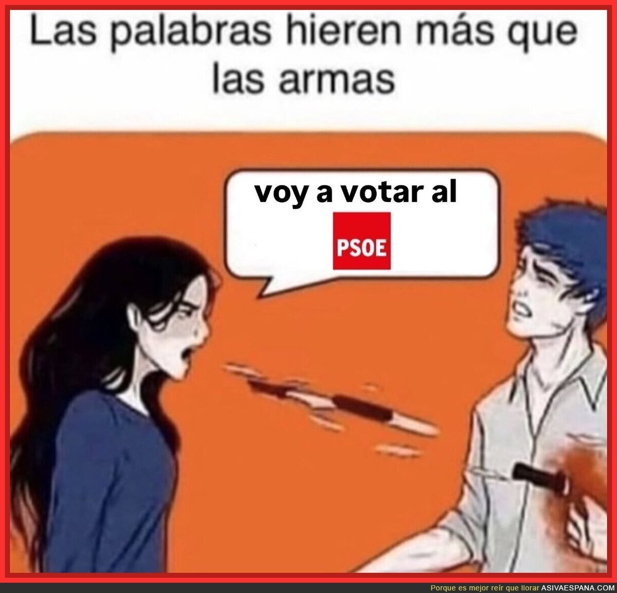 Una frase que duele