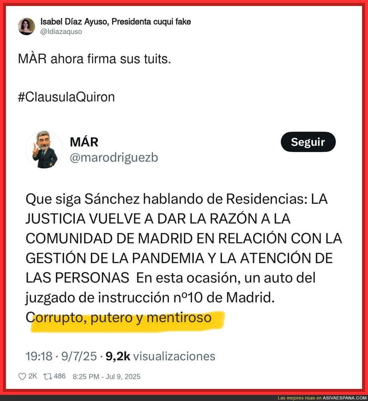 MAR y sus mensajes