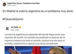 La especie invasora de Madrid