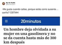 Un peque&ntilde;o olvido en la carretera