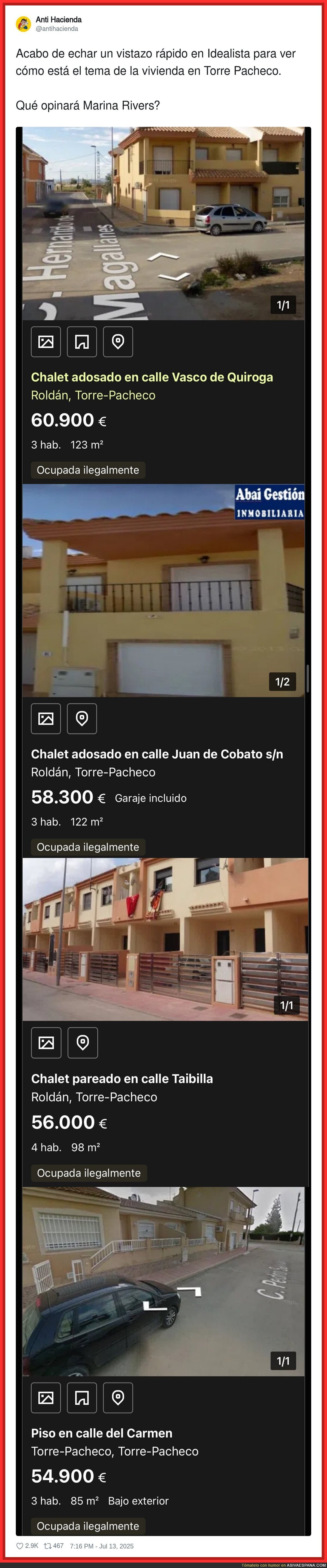 Así está la situación de la vivienda en Torre-Pacheco