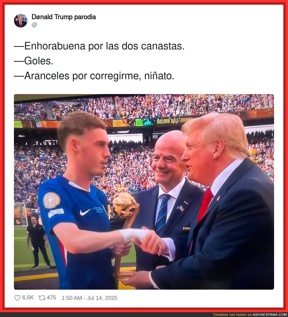 No se puede corregir a Donald Trump