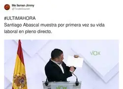 Tremendo curriculum de Santiago Abascal