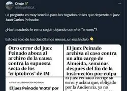 El juez peinado es un error con patas