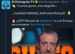 Este mensaje de El Chiringuito fue borrado por esta brutal respuesta