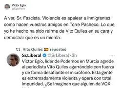 Poniendo en su sitio a Vito Quiles