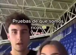 Prueba de que somos ricos