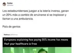 Estados Unidos es tercermundista