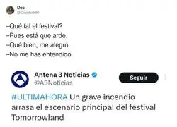 Un festival que echa chispas