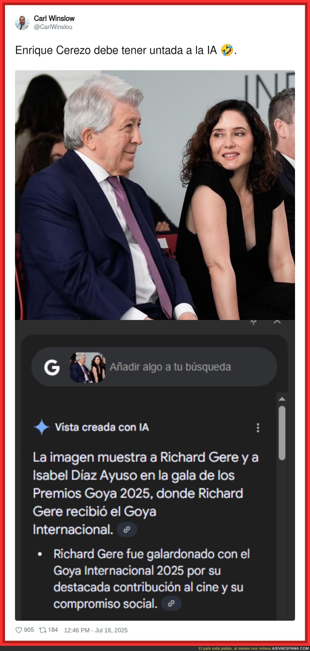 Enrique Cerezo tiene cosas que contarnos