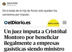La boda de la hija de Aznar y la de delincuentes que hab&iacute;a