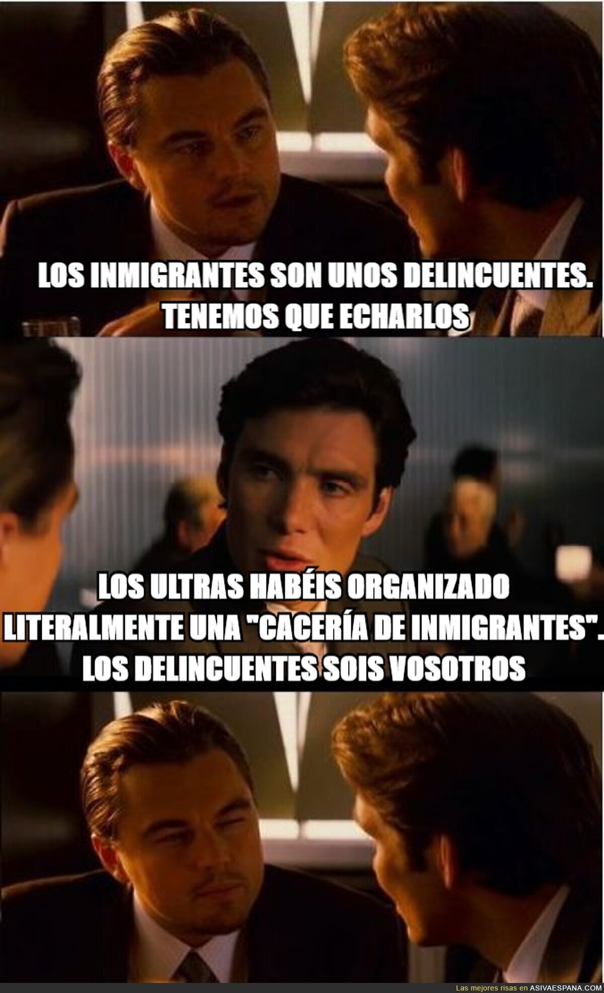 Yo preferiría deportar a los fachas, no sé vosotros...