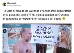 Que imagen la del alcalde de Ourense...