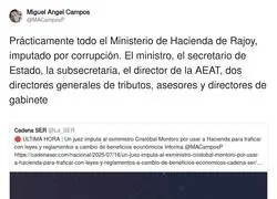 A punto de hacer Bingo todo el Ministerio de Hacienda de Rajoy