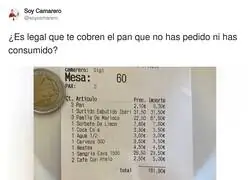 Ya te cobran hasta el pan