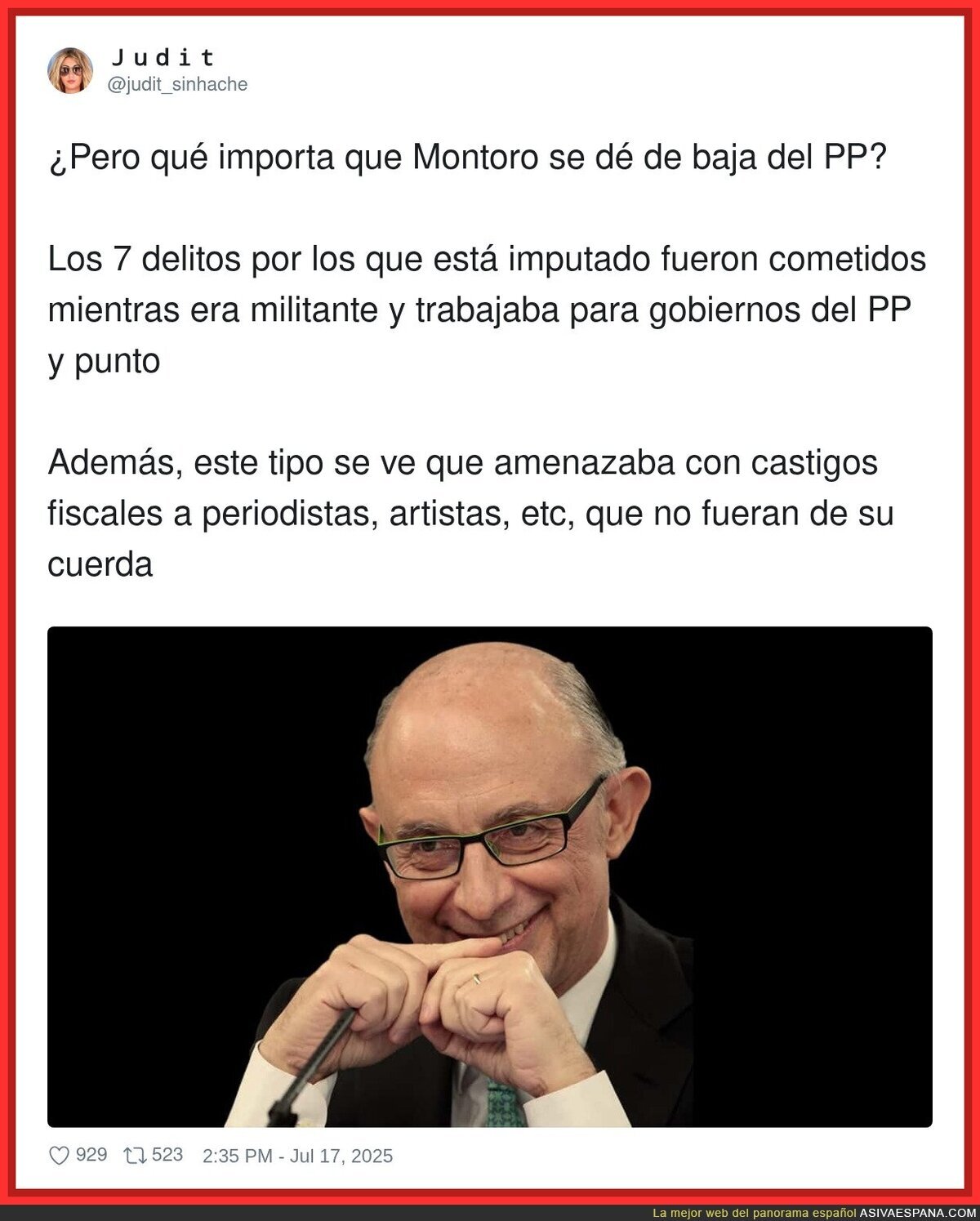 Cristóbal Montoro tiene mucho que ocultar