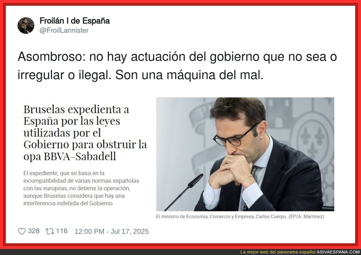 ¿Cada vez más cerca la fusión de BBVA y Sabadell?