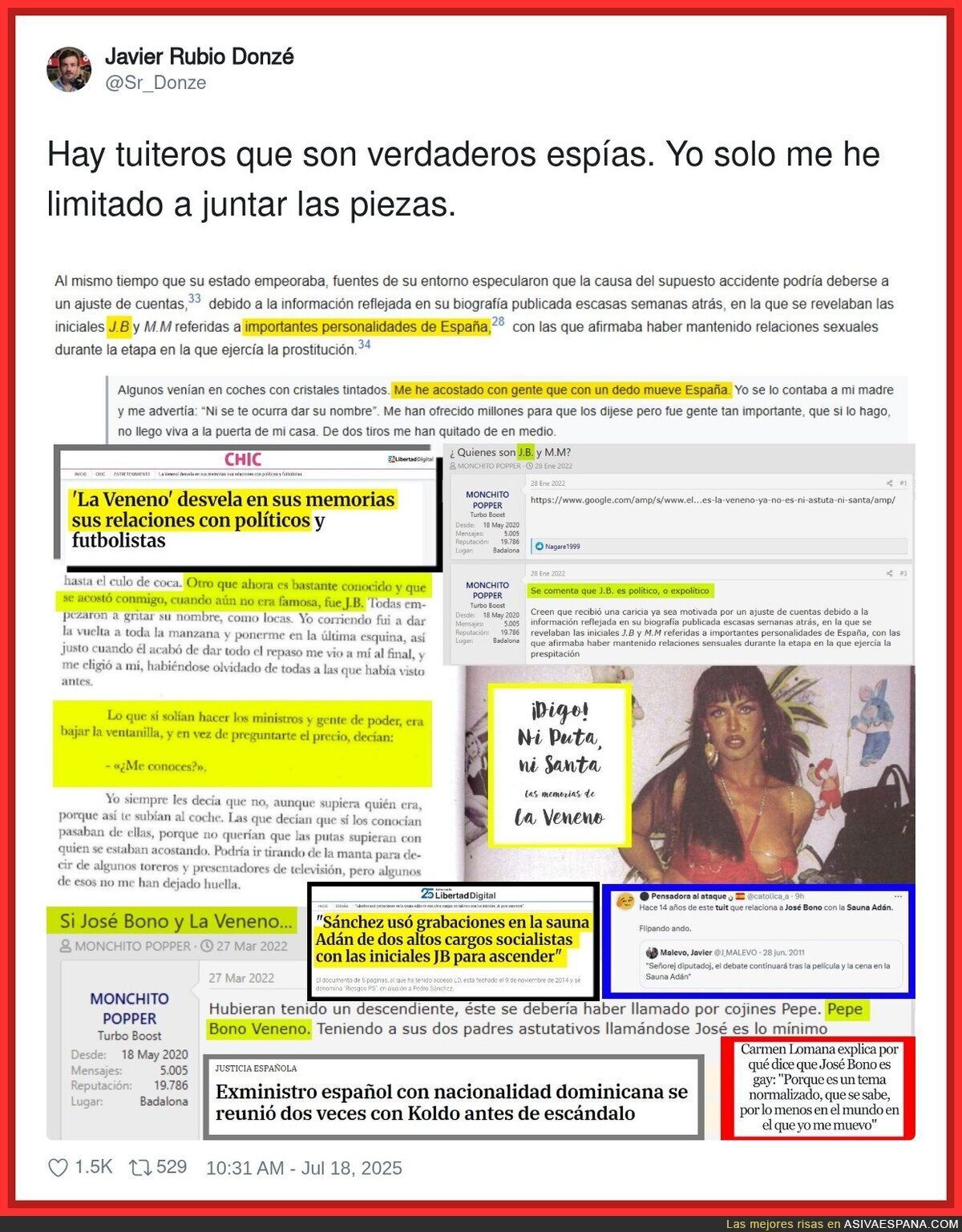 Hay tuiteros que son verdaderos espías
