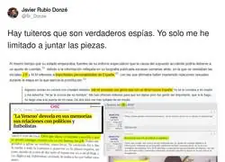 Hay tuiteros que son verdaderos esp&iacute;as