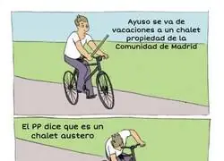 Lo del chalet "austero" de Ayuso