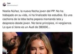 Noelia N&uacute;&ntilde;ez, la nueva flecha joven del PP...