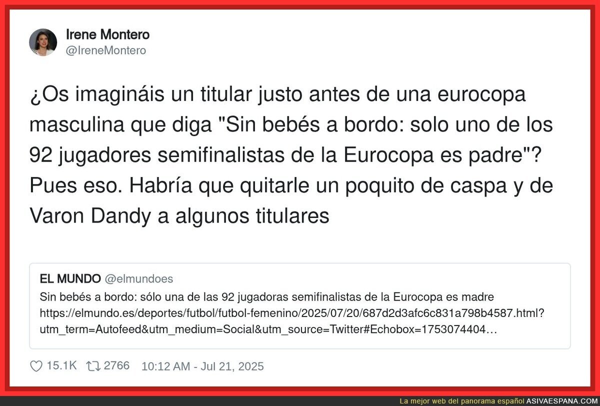 El machismo hecho titular