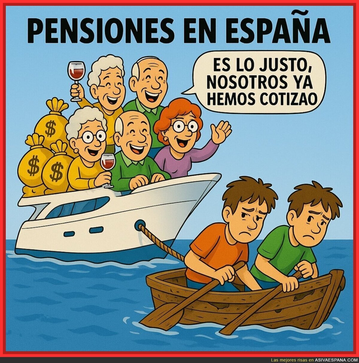 Los mayores disfrutan