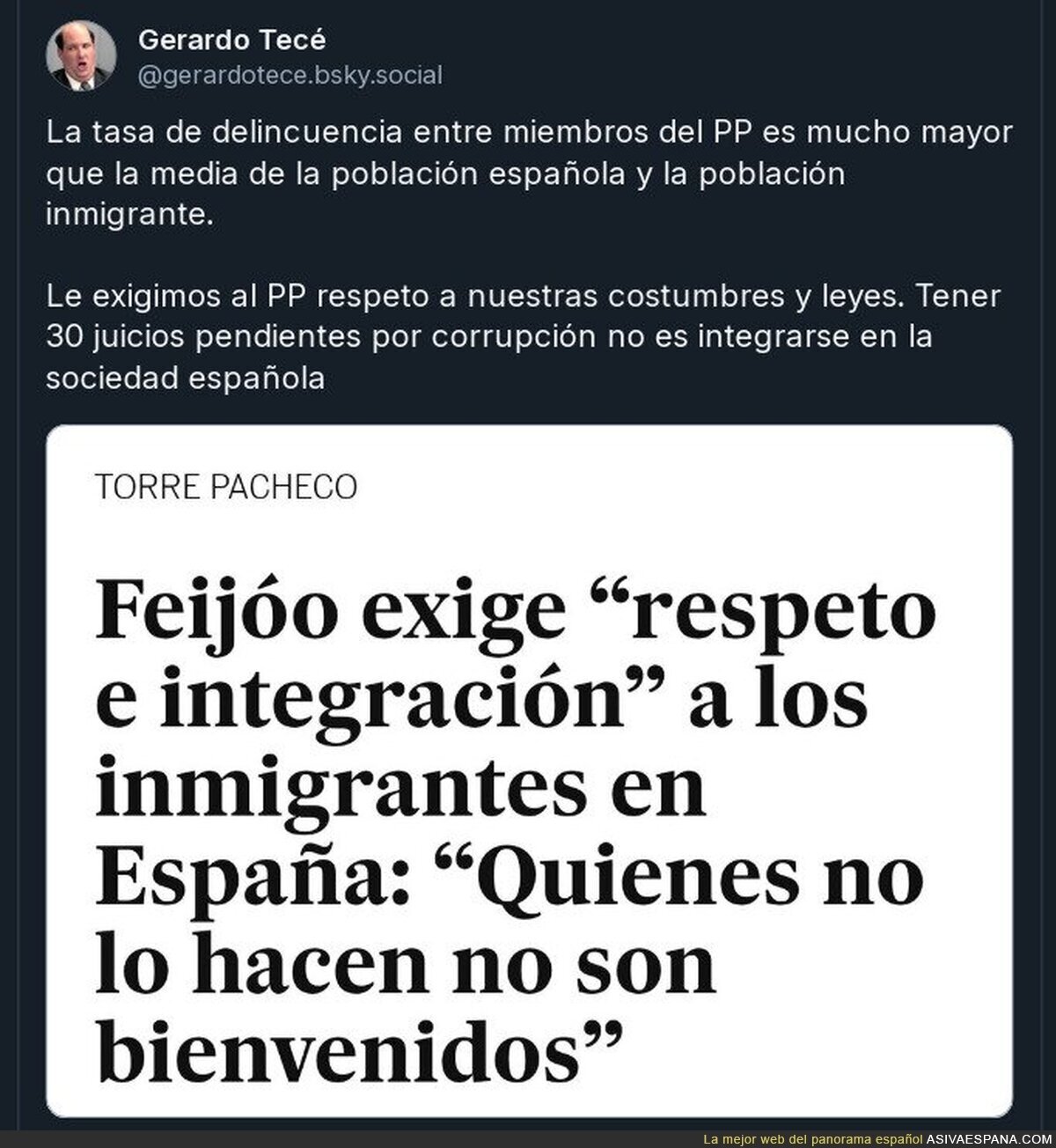 El PP no se integra
