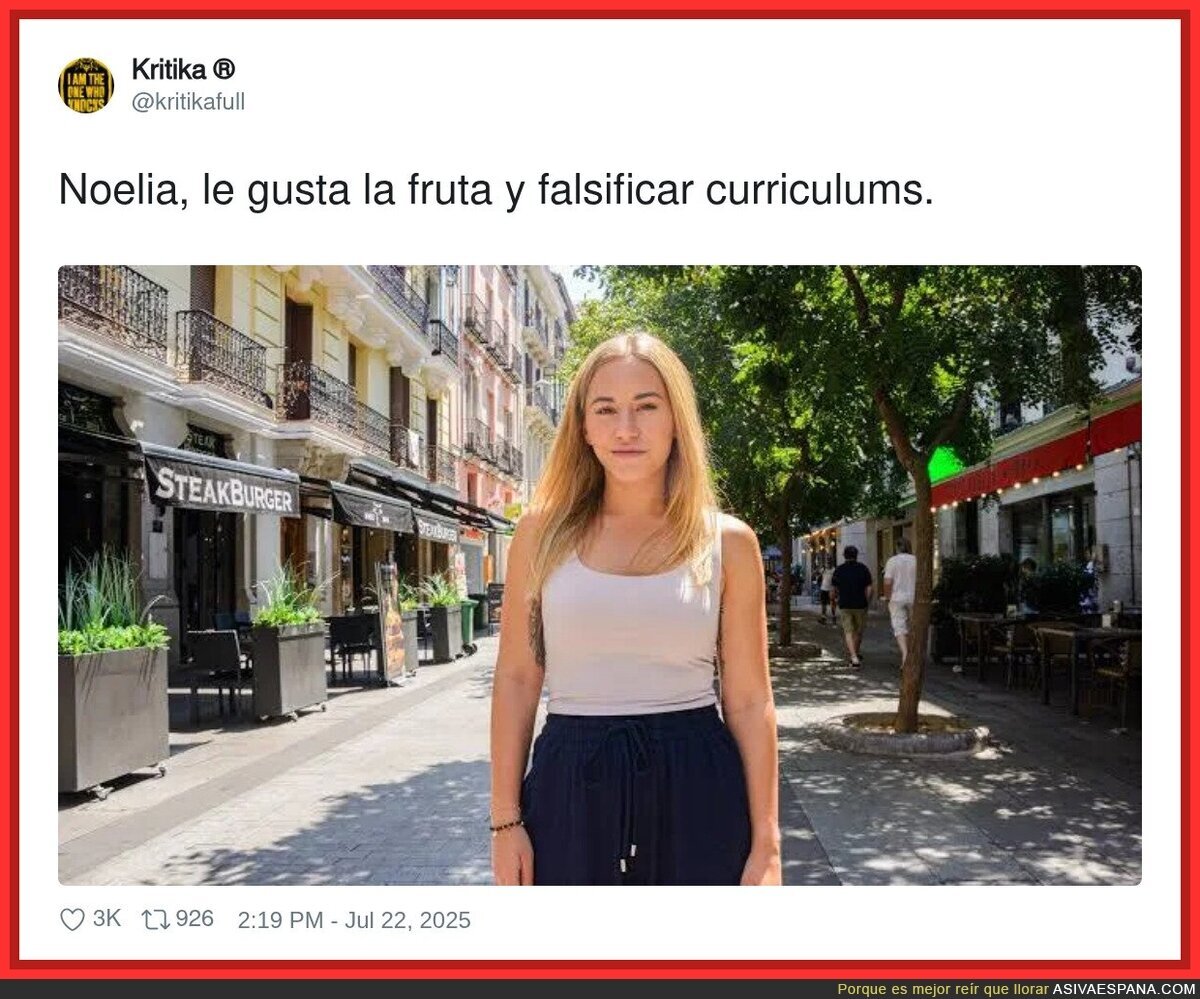 Ha quedado claro lo de Noelia