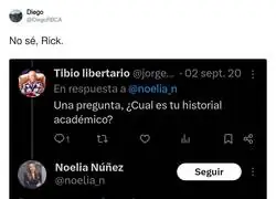 Noelia N&uacute;&ntilde;ez lleva desde 2020 enga&ntilde;ando con su historial acad&eacute;mico