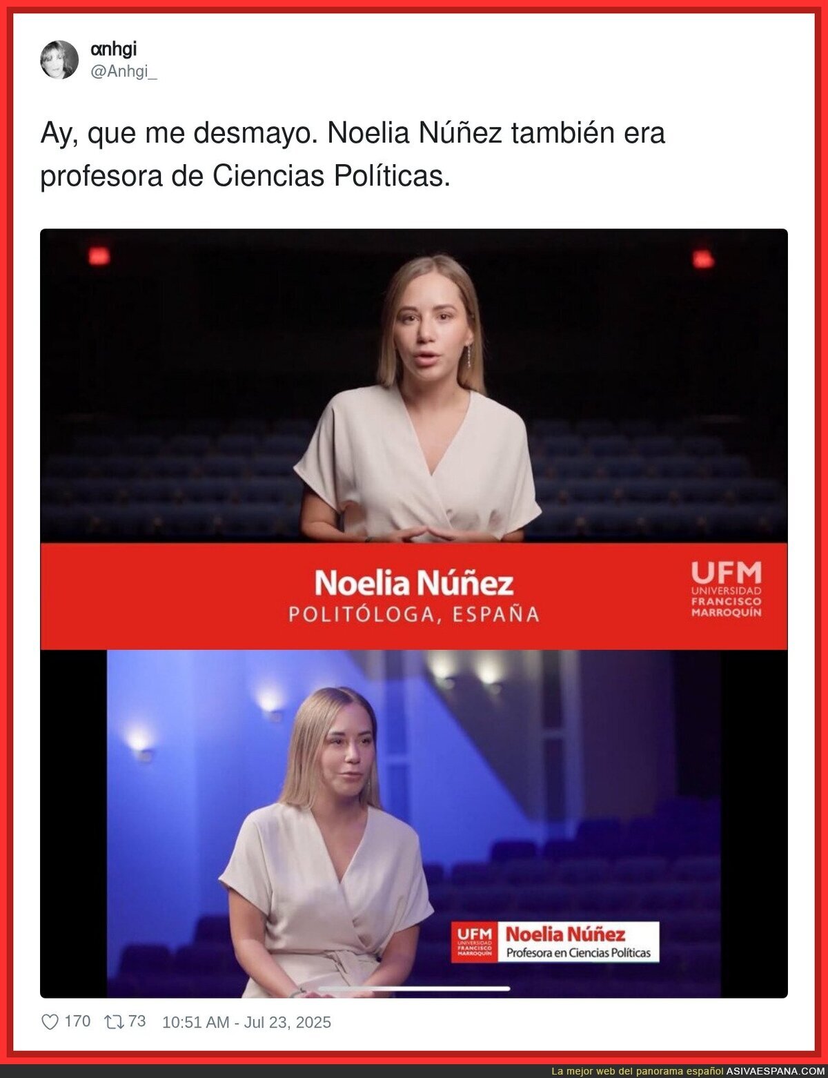 Noelia Núñez era todo lo que imaginas