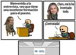 As&iacute; se entra a trabajar al PP