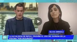 Silvia Orriols se niega a hablar en castellano en Telemadrid