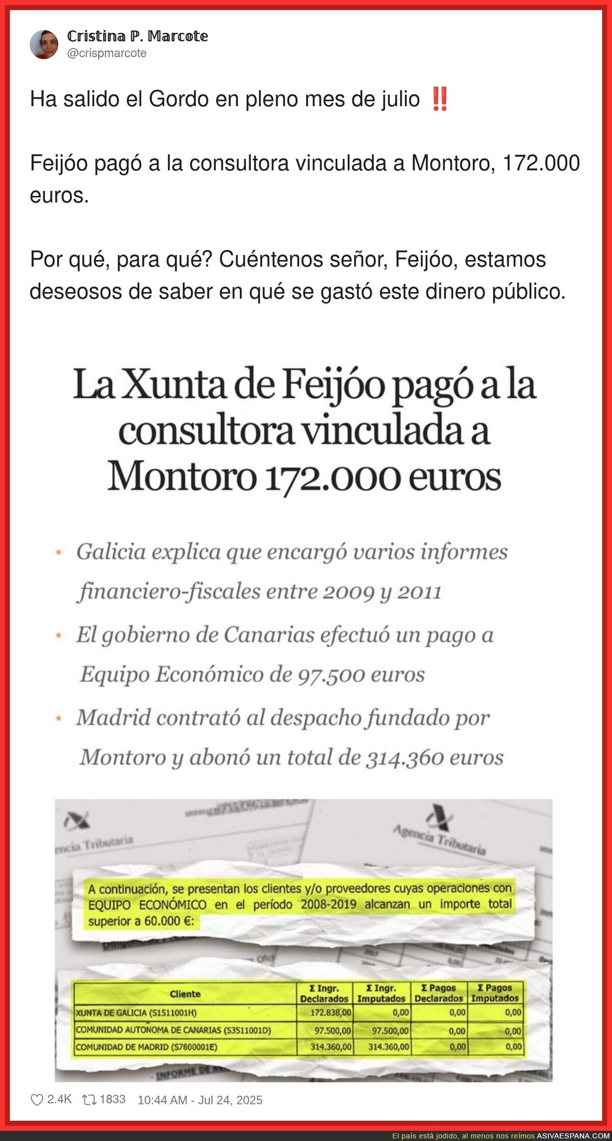 La noticia que no gusta a Feijóo que veas