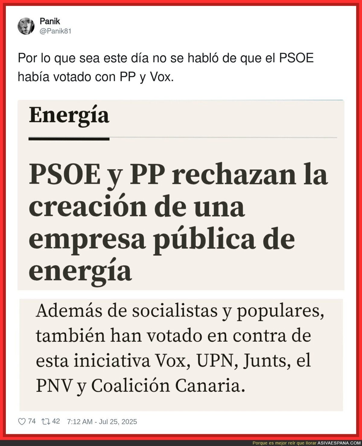 ¿Por qué al PP y PSOE no les interesa?