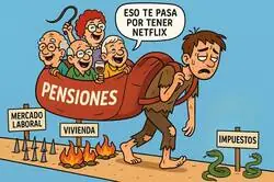 Los j&oacute;venes sufren como los que m&aacute;s las pensiones