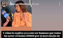 Alba Carrillo carga duramente contra Ana Rosa Quintana