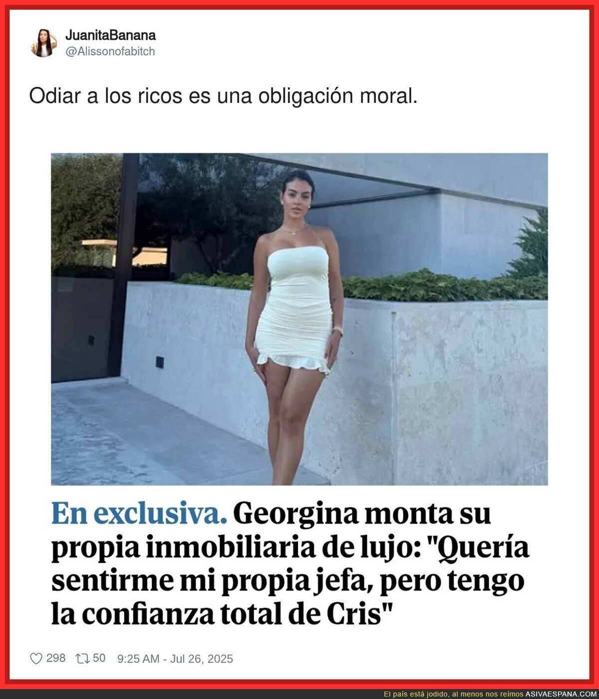 Georgina empezó su imperio en el garaje de Cristiano
