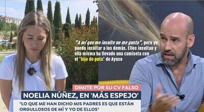 Noelia pido respeto y Gonzalo Mir&oacute; le contesta destroz&aacute;ndola en directo