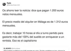 El preocupante sueldo que dan en M&aacute;laga en hosteler&iacute;a