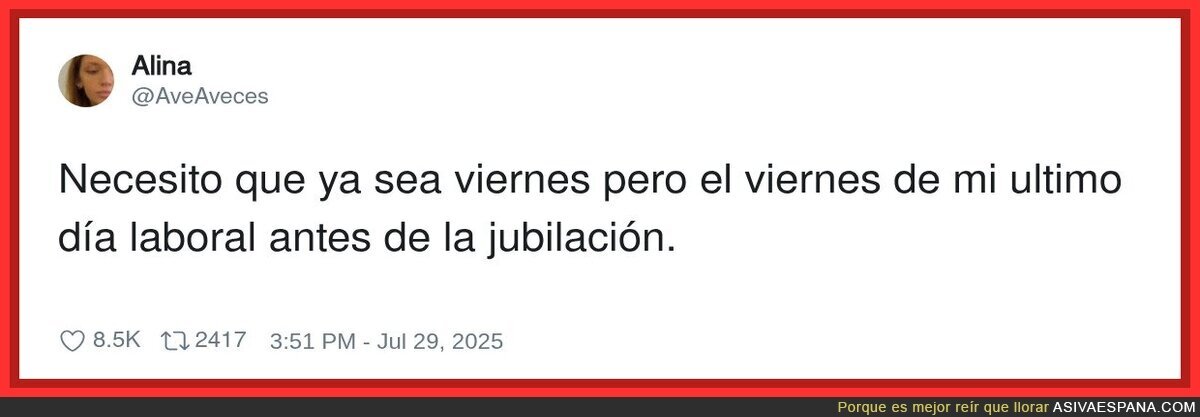 Ese día será de fiesta grande