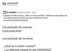 Los podcasts de mujeres son otro rollo