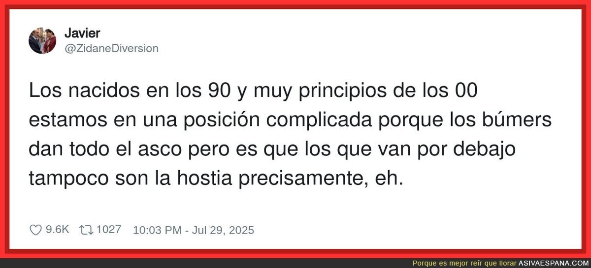 Ahora van a pillar los millennials también