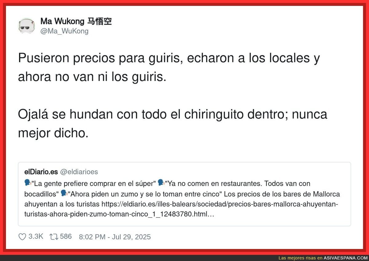 Lloros de la hostelería, me encanta