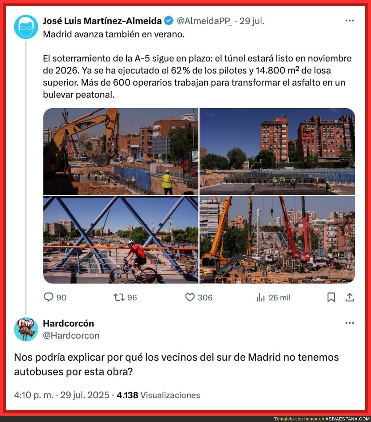 Almeida jodiendo a medio Madrid