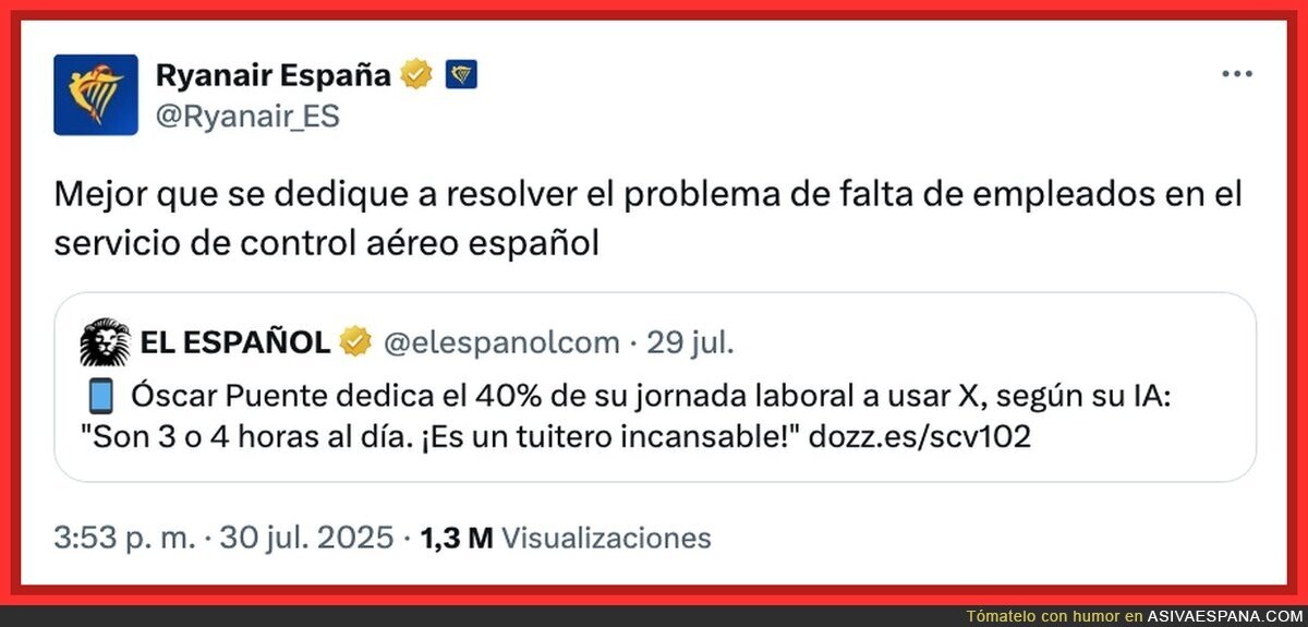 Y vosotros a otra cosa, no a volar con los cacharros que tenéis