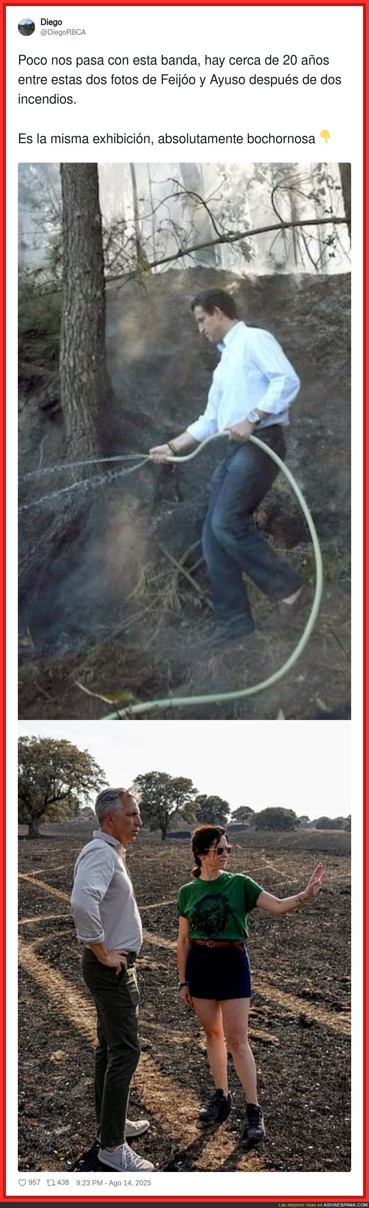 Lo del PP con los incendios es lamentable
